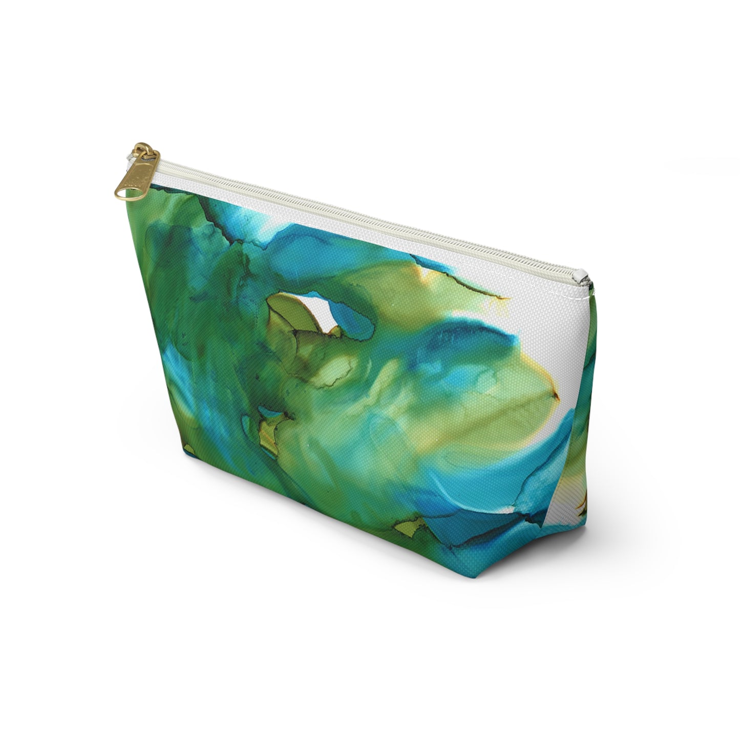 Blue Landscape Accessory Pouch w T-bottom