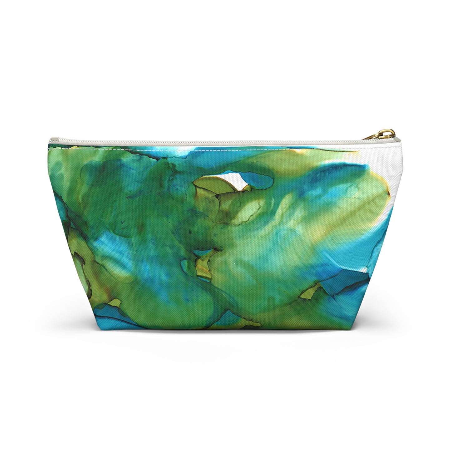 Blue Landscape Accessory Pouch w T-bottom