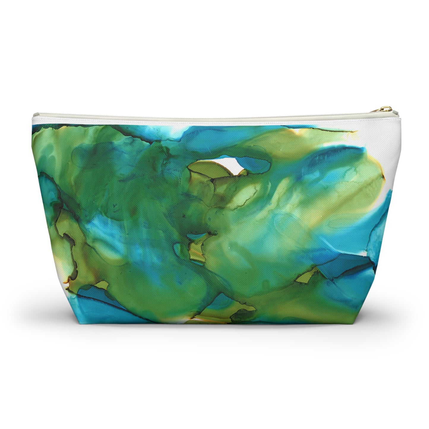 Blue Landscape Accessory Pouch w T-bottom