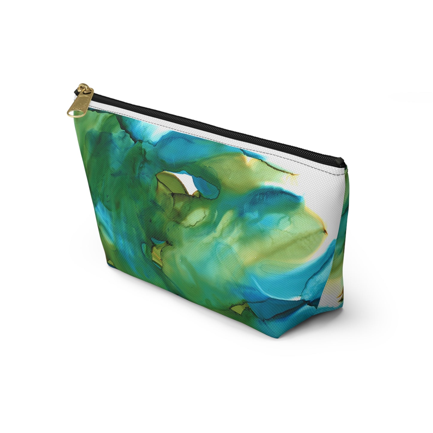 Blue Landscape Accessory Pouch w T-bottom