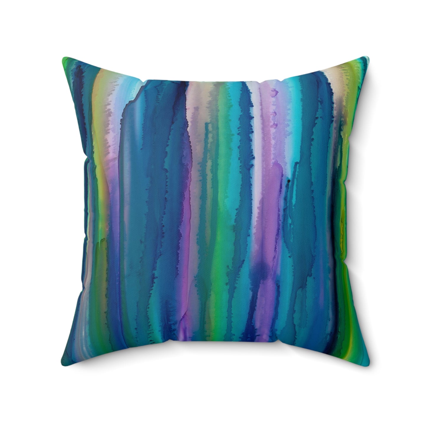 Layers Faux Suede Square Pillow