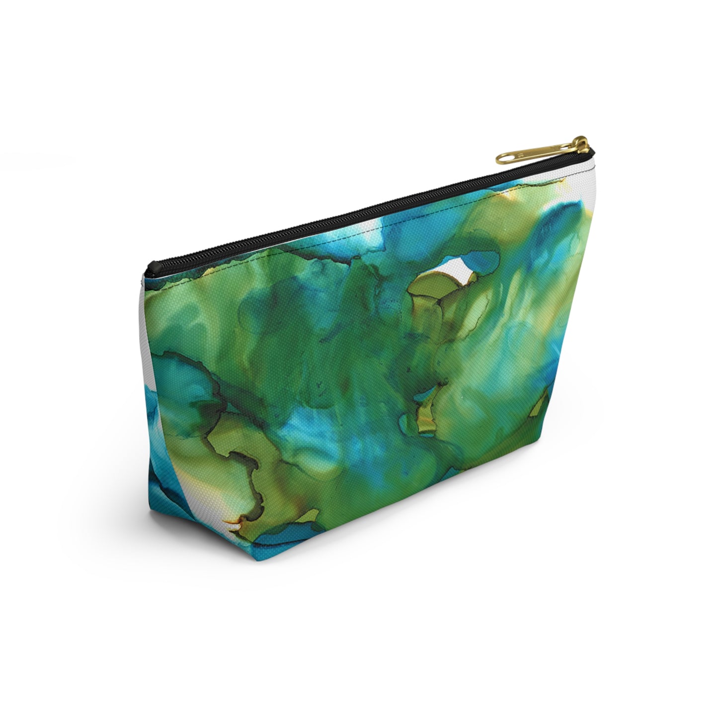 Blue Landscape Accessory Pouch w T-bottom