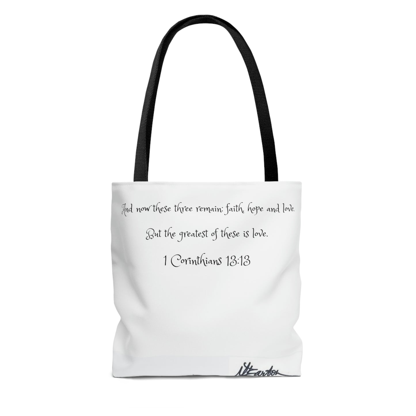 Faith Hope Love Tote Bag