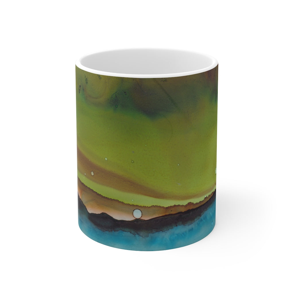 Resting on the Edge Ceramic Mug 11oz