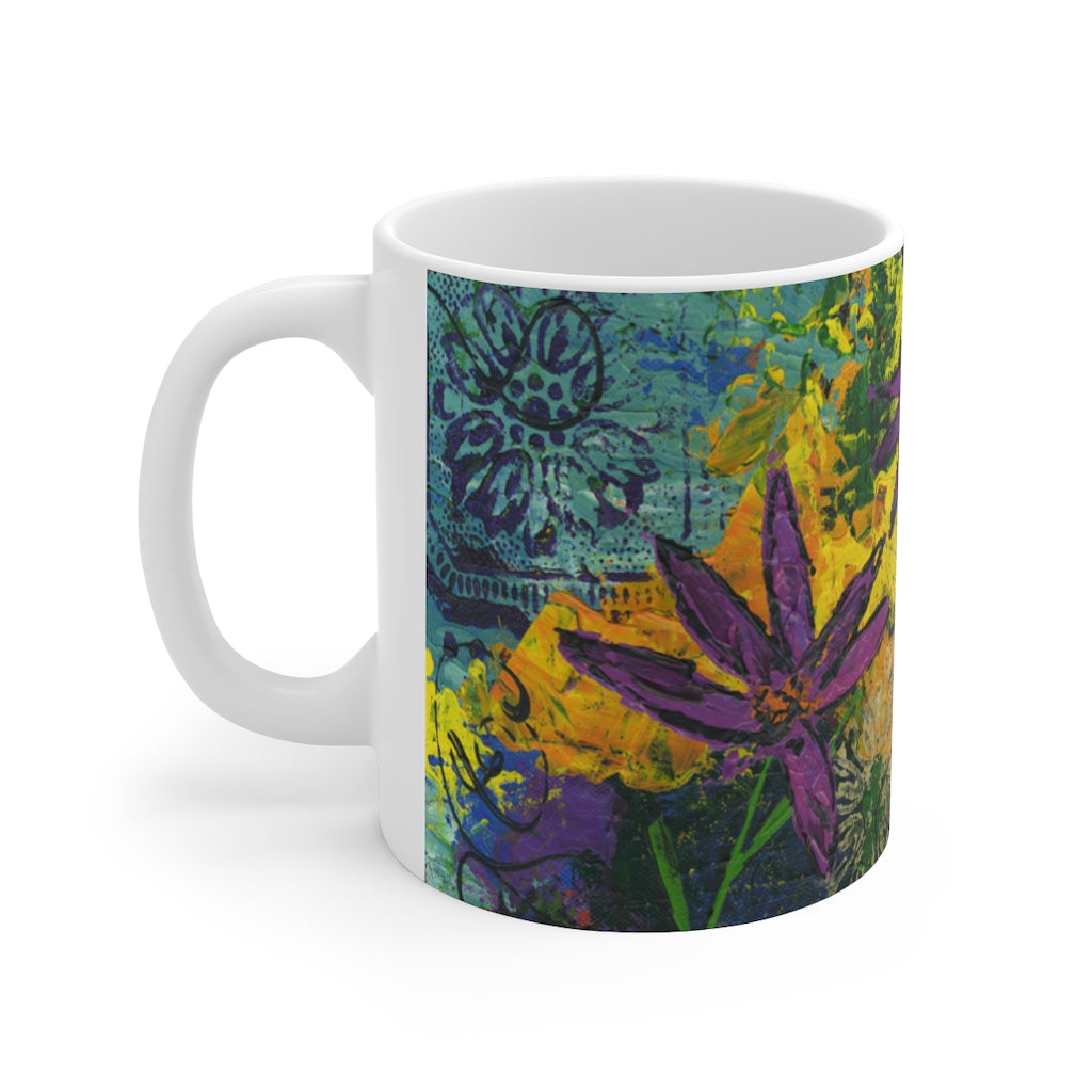 Wild Flowers Ceramic Mug 11oz