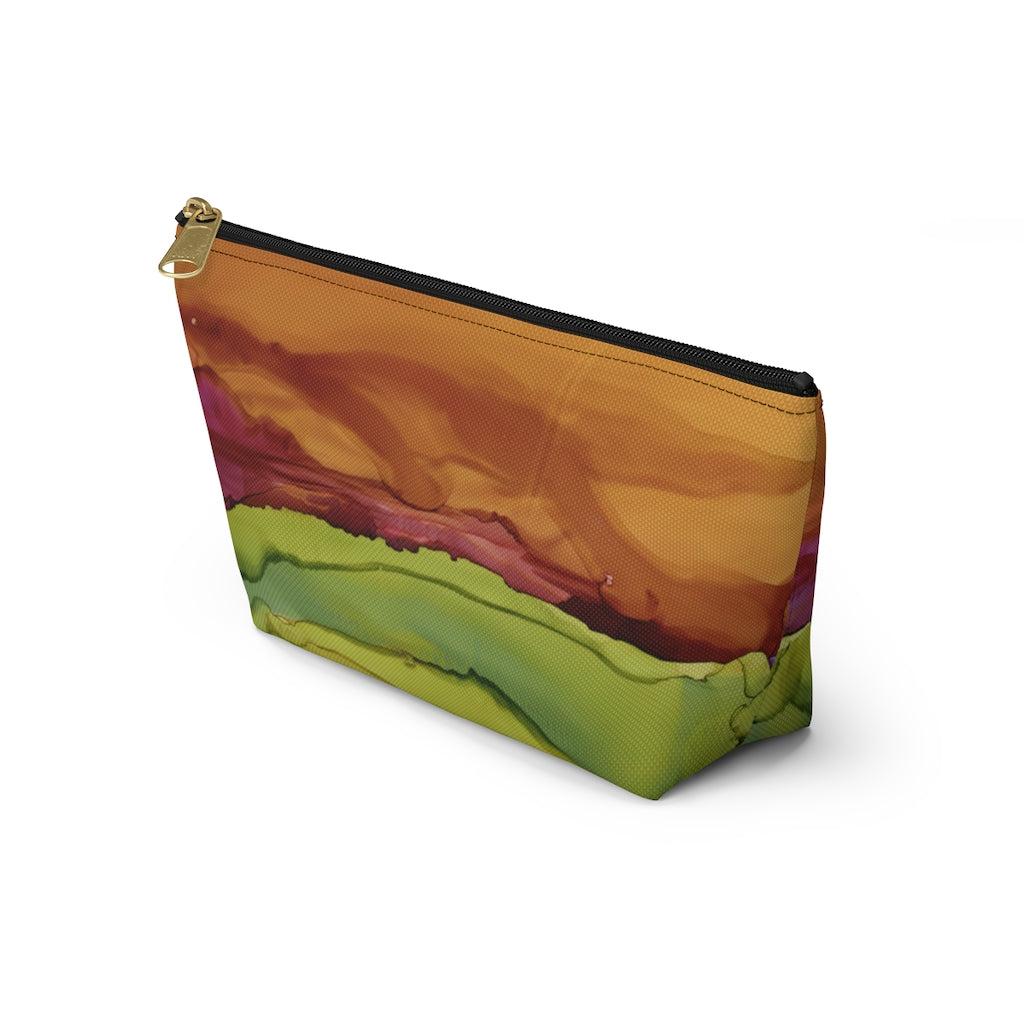Meadow Sunset Accessory Pouch w T-bottom