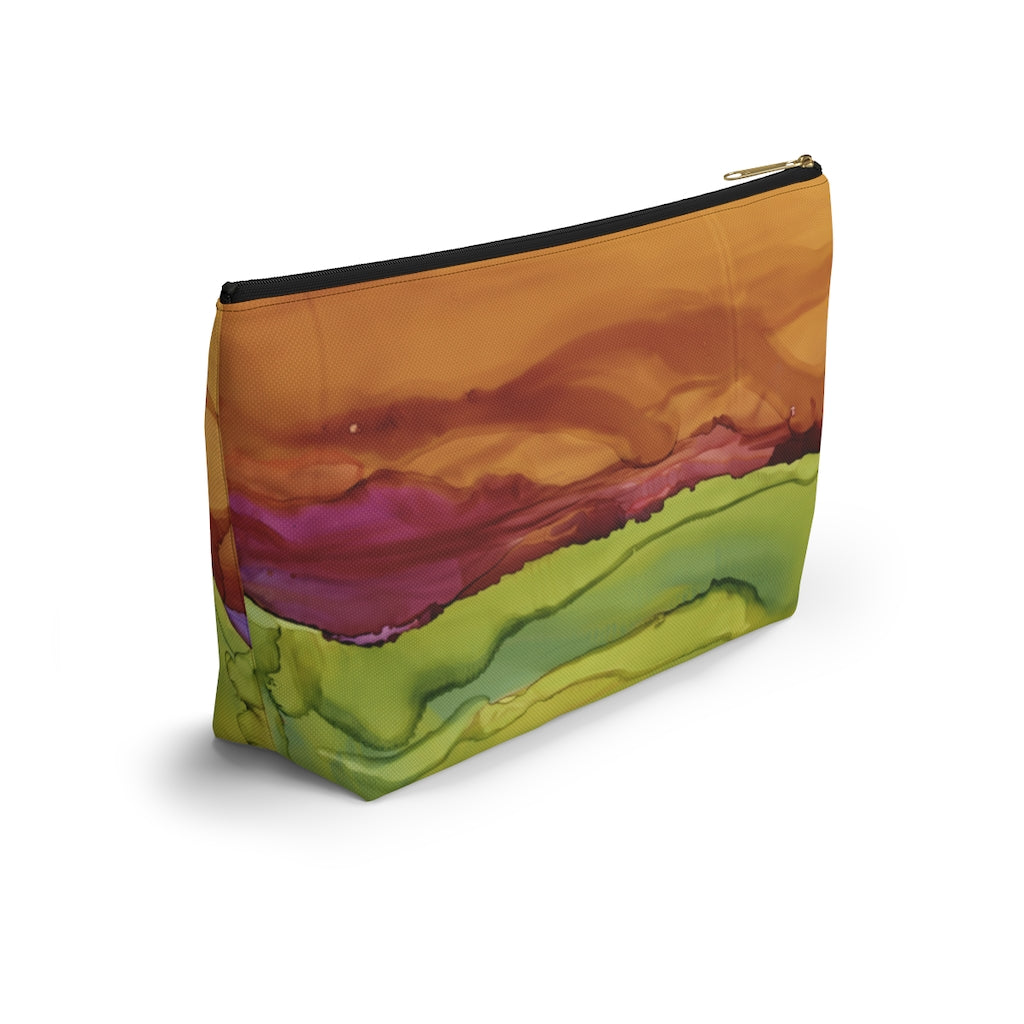 Meadow Sunset Accessory Pouch w T-bottom