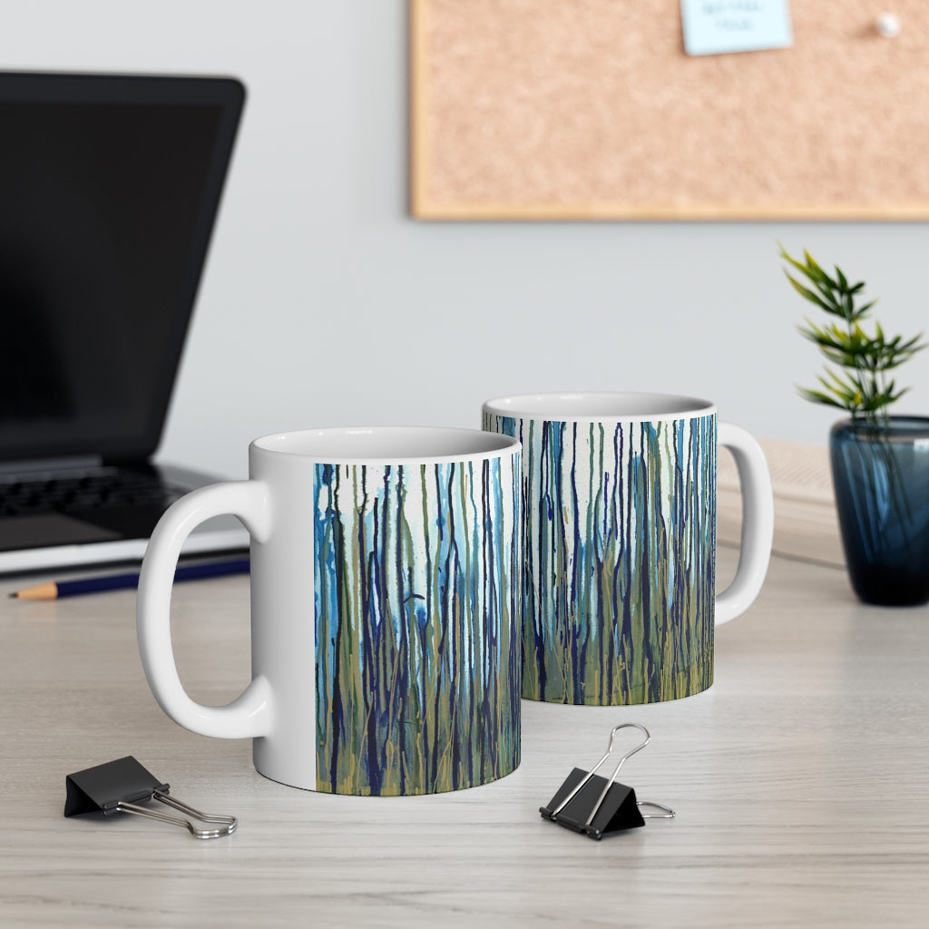 Blue Monet Ceramic Mug 11oz