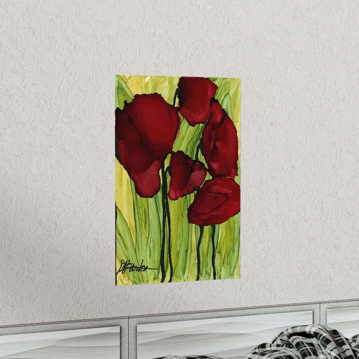 Praying Poppies Print