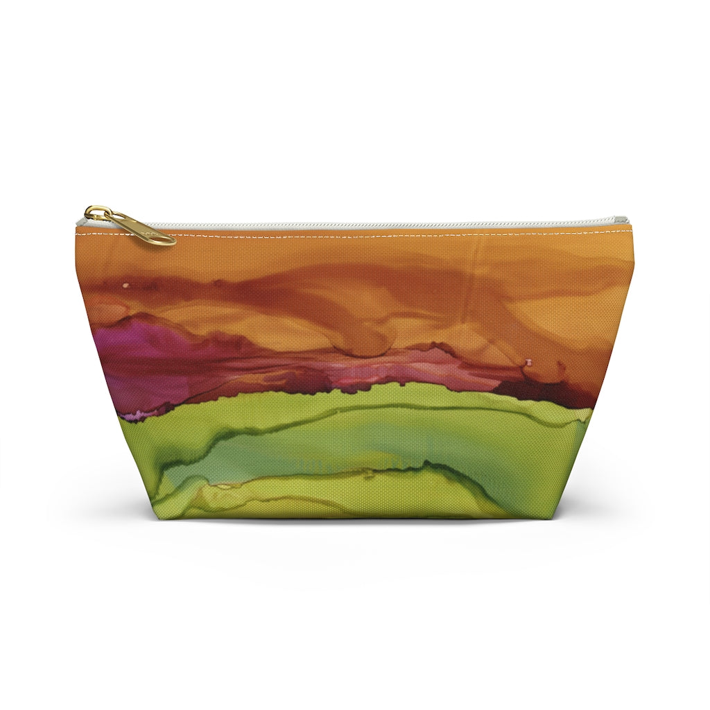 Meadow Sunset Accessory Pouch w T-bottom