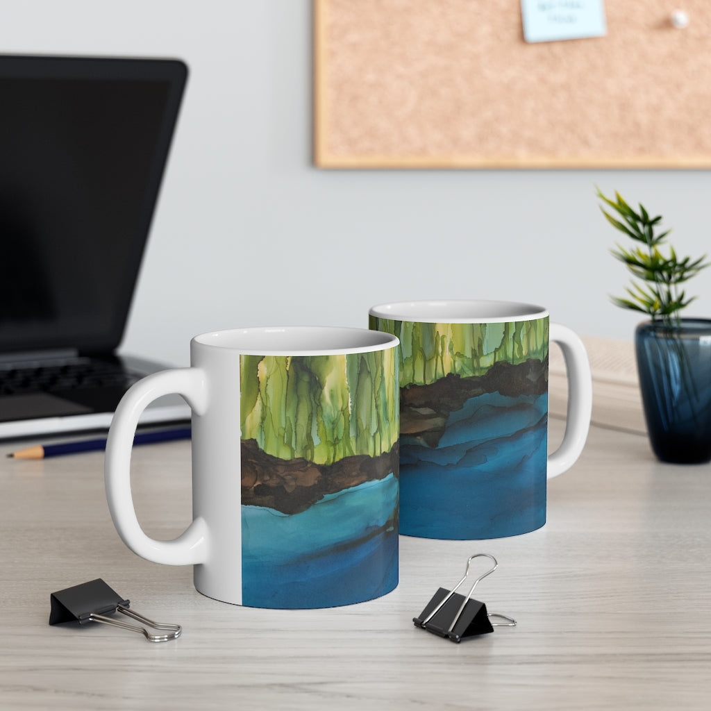 As the River Prays Ceramic Mug 11oz