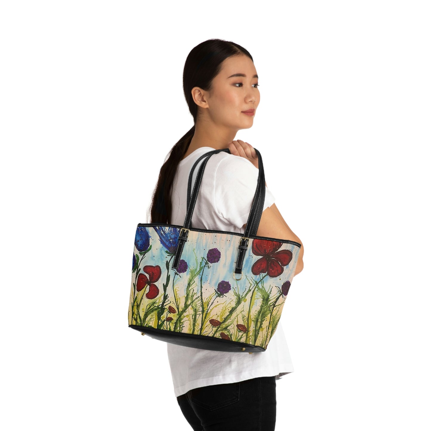 Rise Up Leather Shoulder Bag
