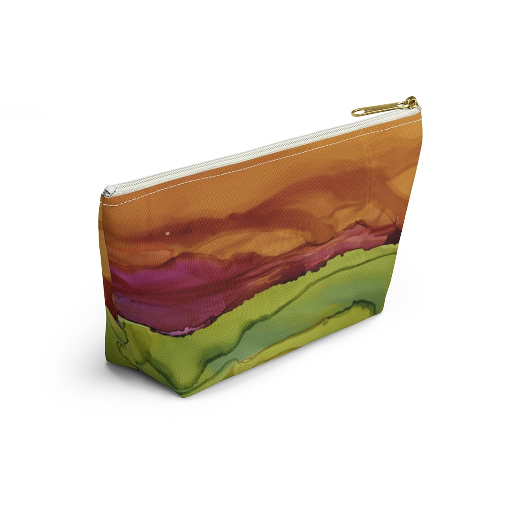 Meadow Sunset Accessory Pouch w T-bottom