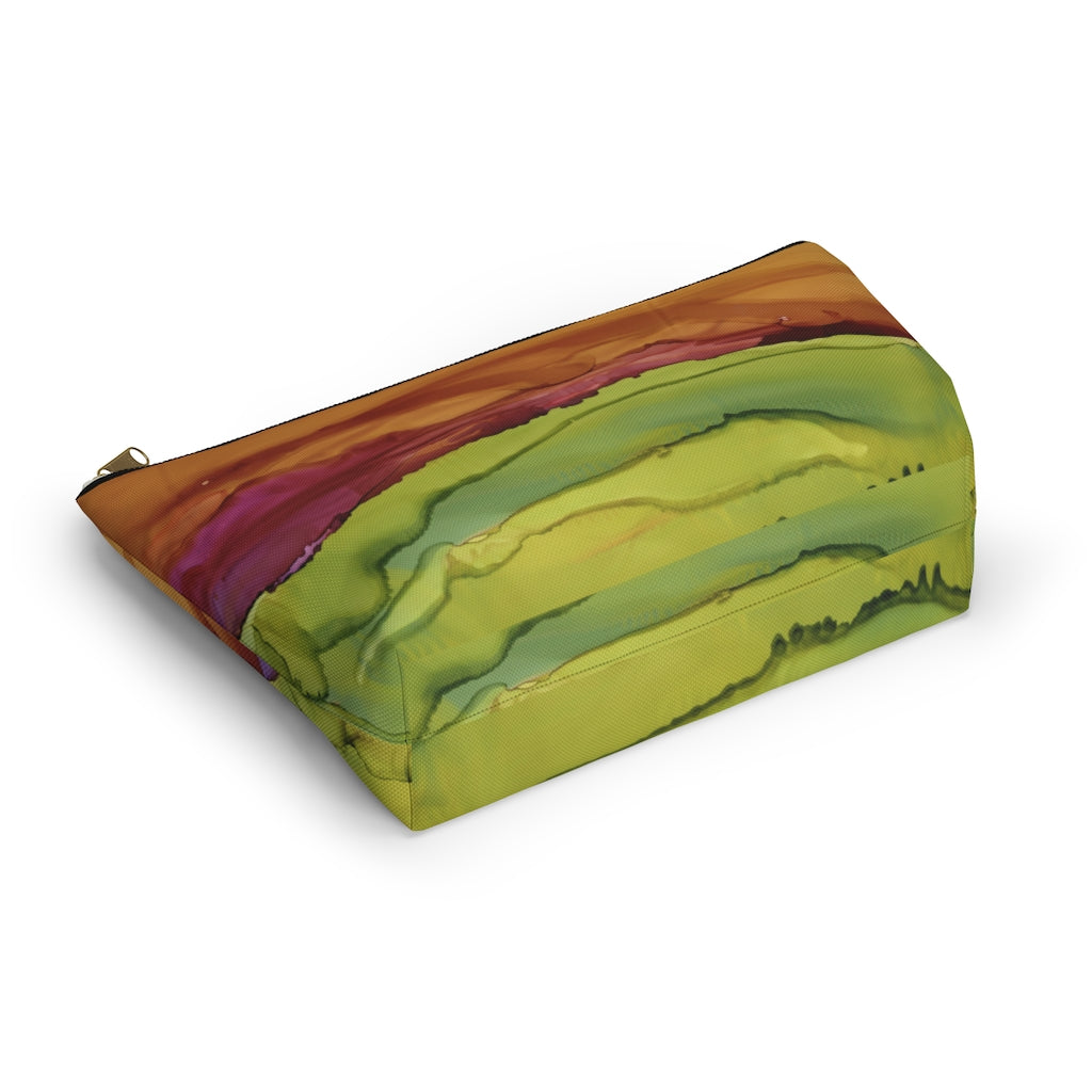 Meadow Sunset Accessory Pouch w T-bottom