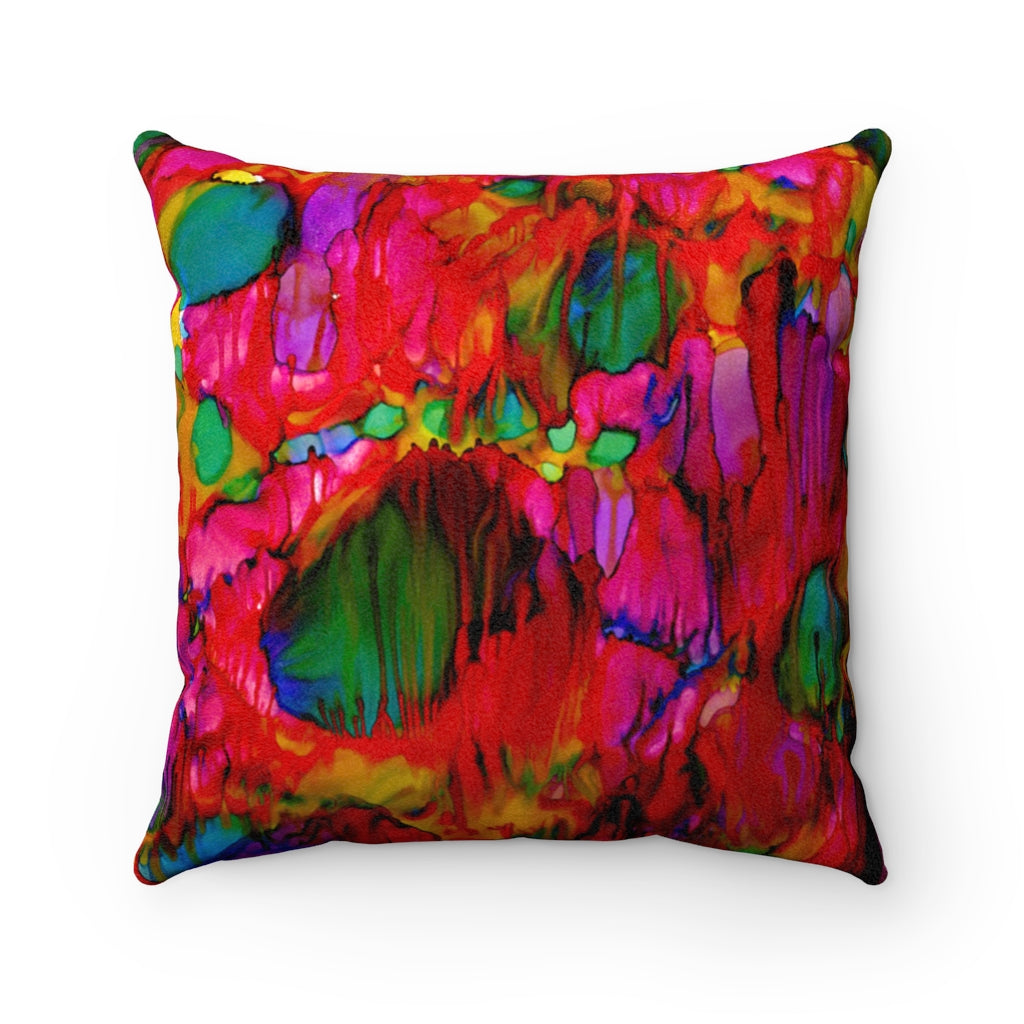 Pura Vida Faux Suede Square Pillow