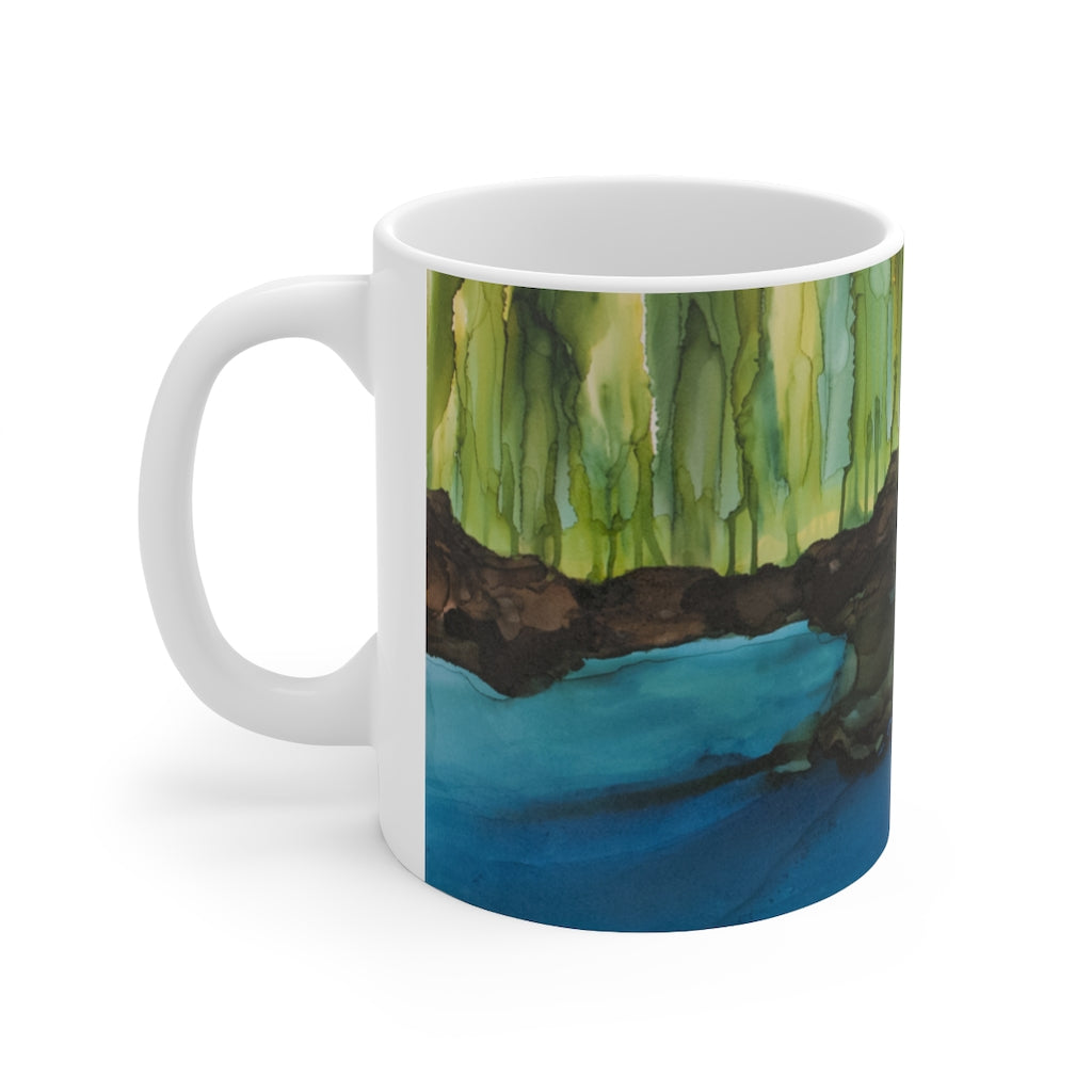 As the River Prays Ceramic Mug 11oz