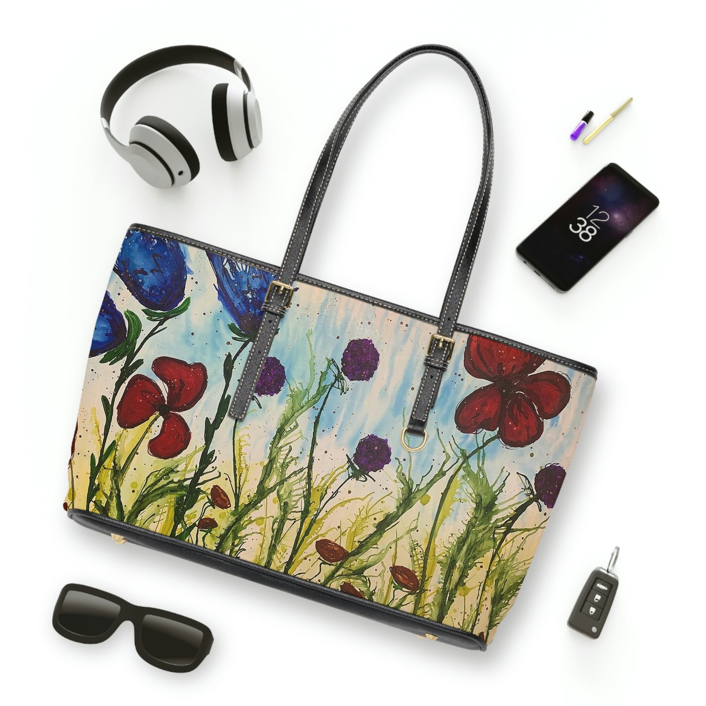 Rise Up Leather Shoulder Bag