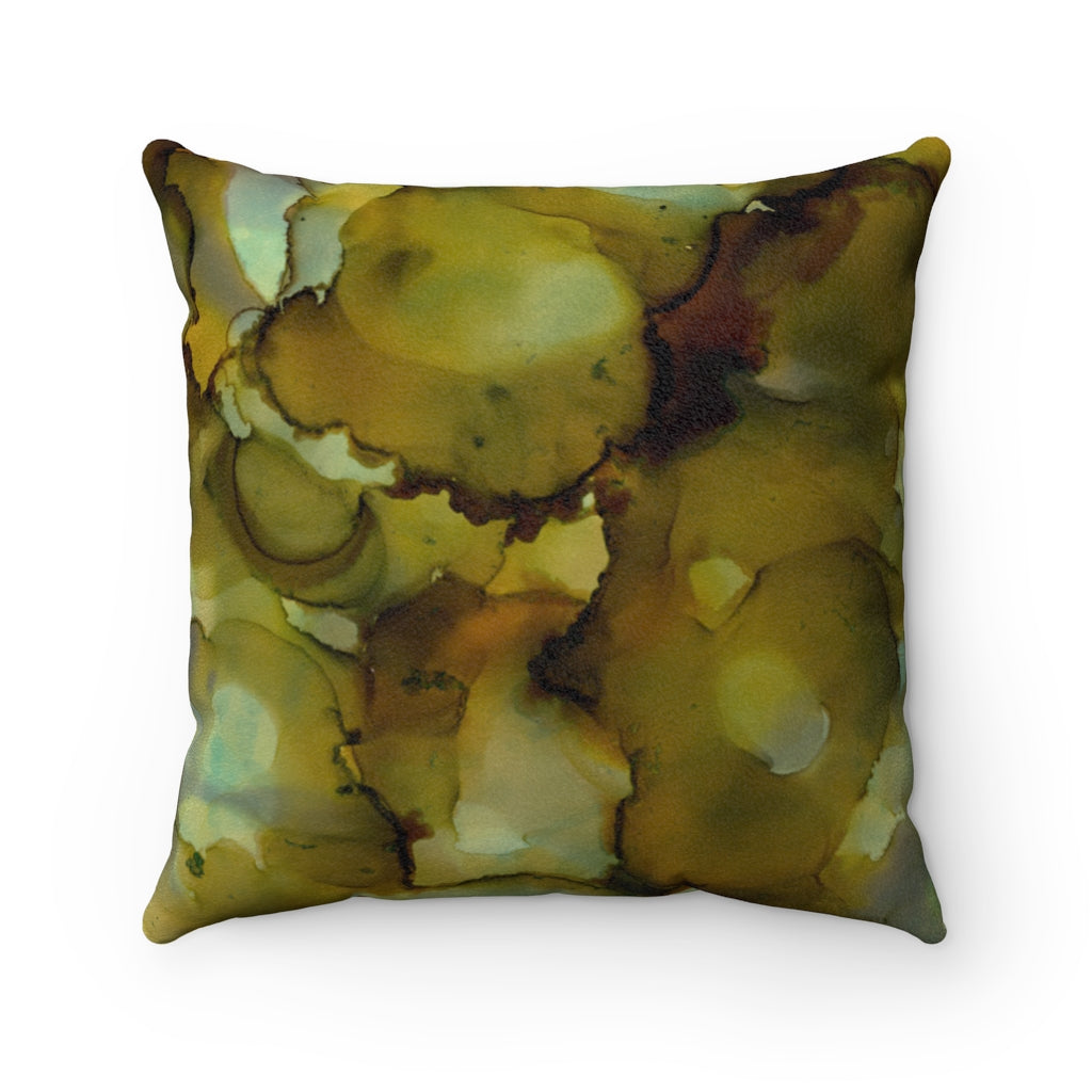 Verge Faux Suede Square Pillow