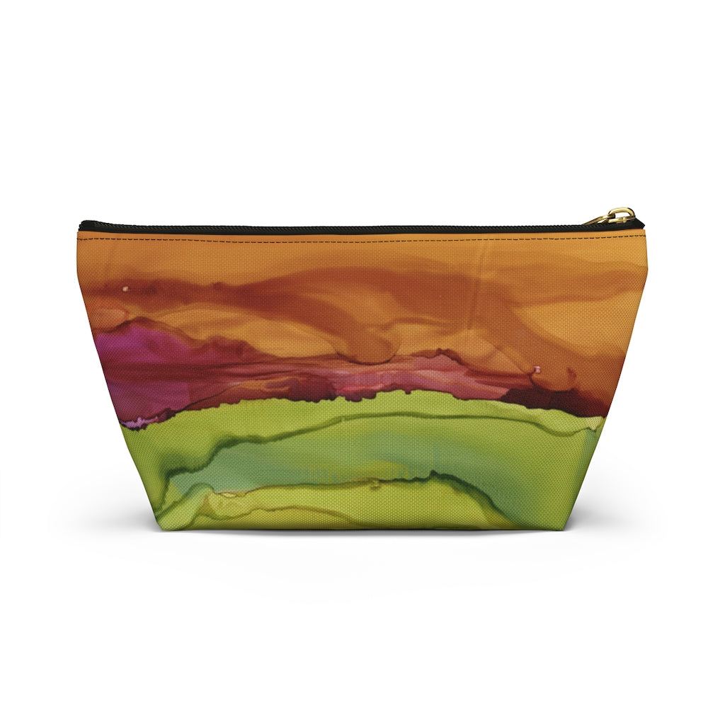 Meadow Sunset Accessory Pouch w T-bottom