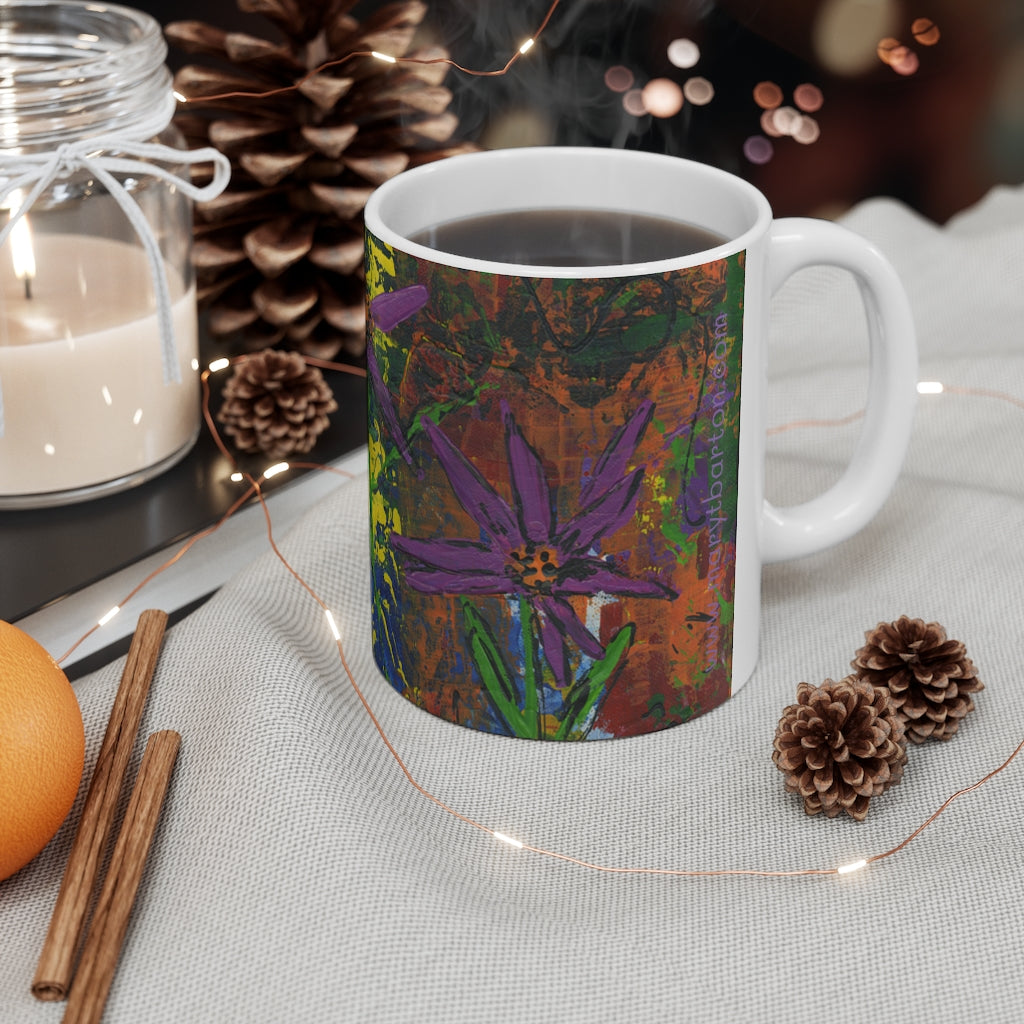 Wild Flowers Ceramic Mug 11oz