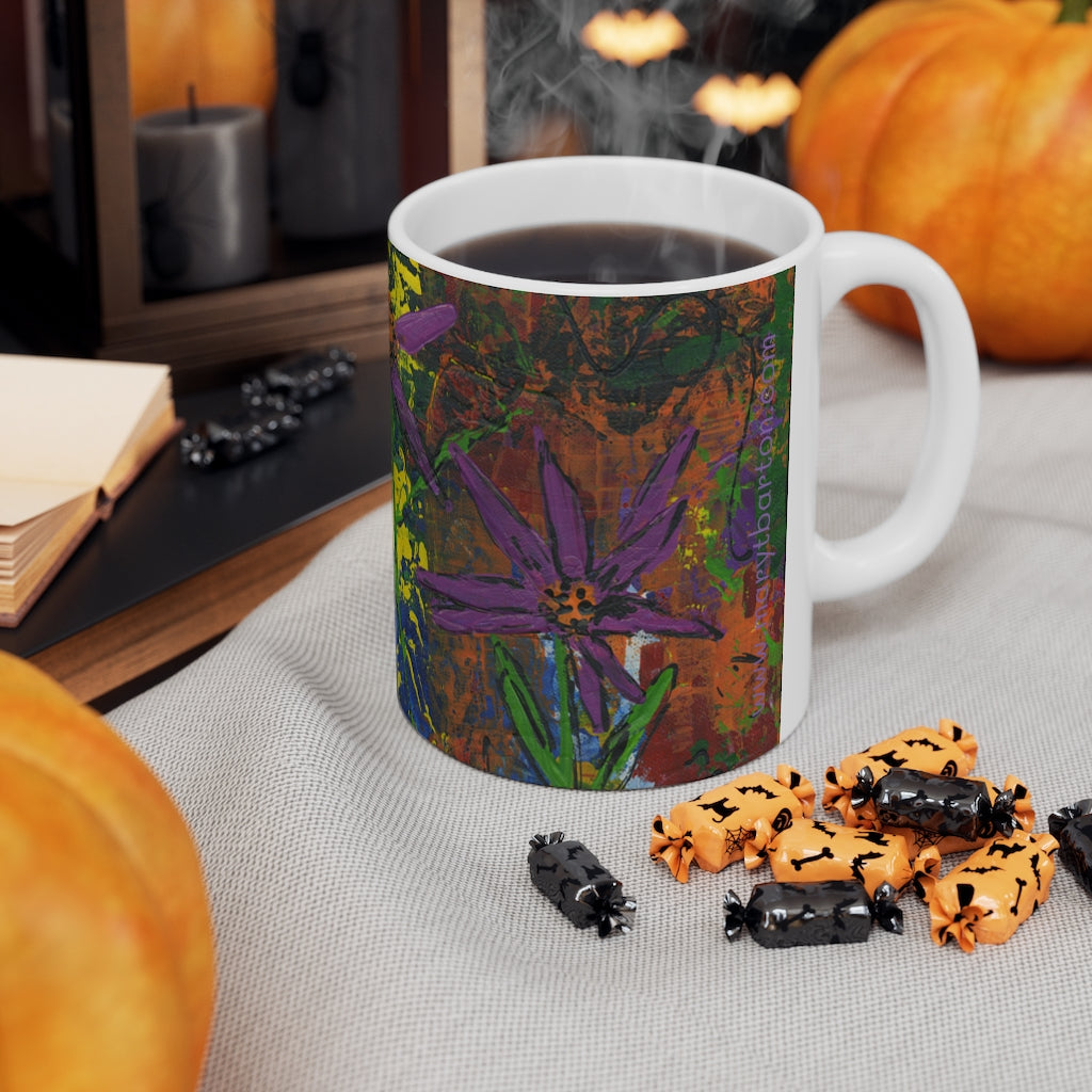 Wild Flowers Ceramic Mug 11oz