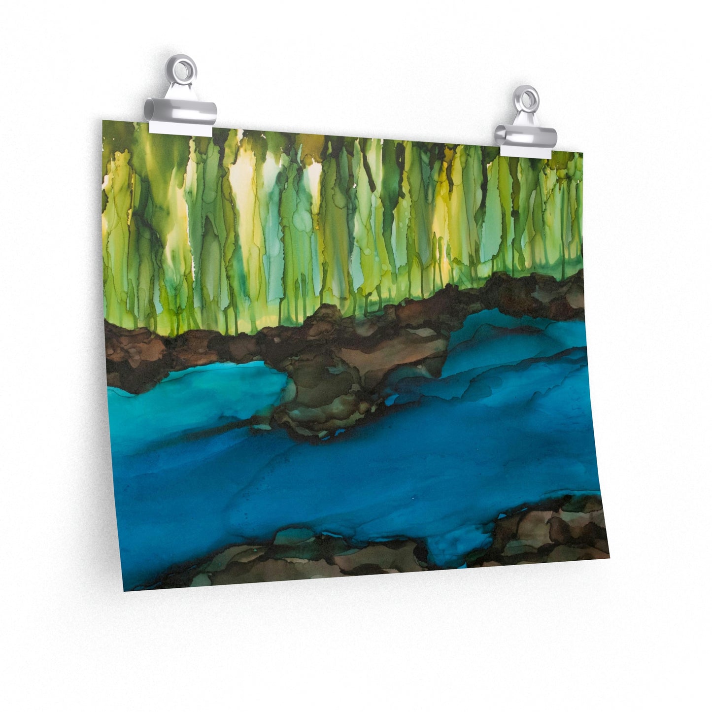 As the River Prays Print