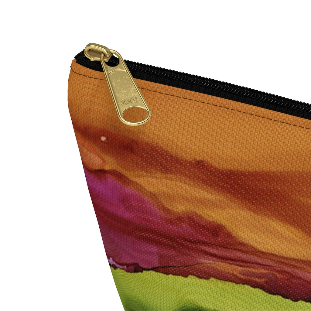 Meadow Sunset Accessory Pouch w T-bottom