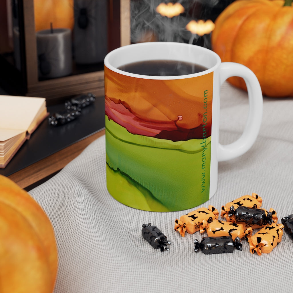 Meadow Sunset Ceramic Mug 11oz