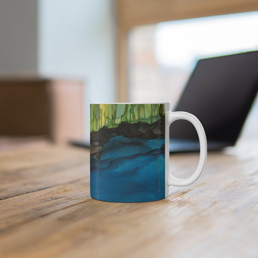 As the River Prays Ceramic Mug 11oz