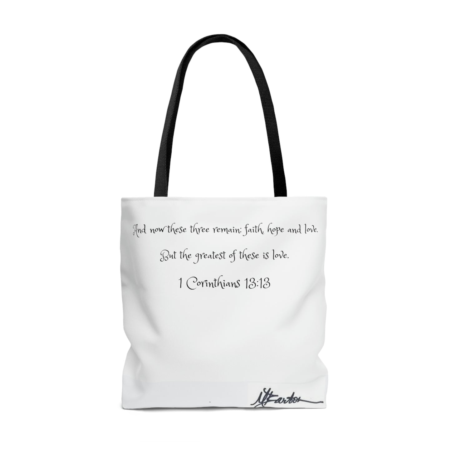 Faith Hope Love Tote Bag