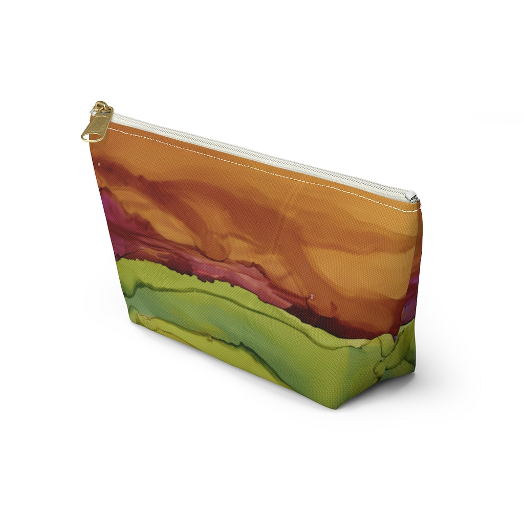 Meadow Sunset Accessory Pouch w T-bottom