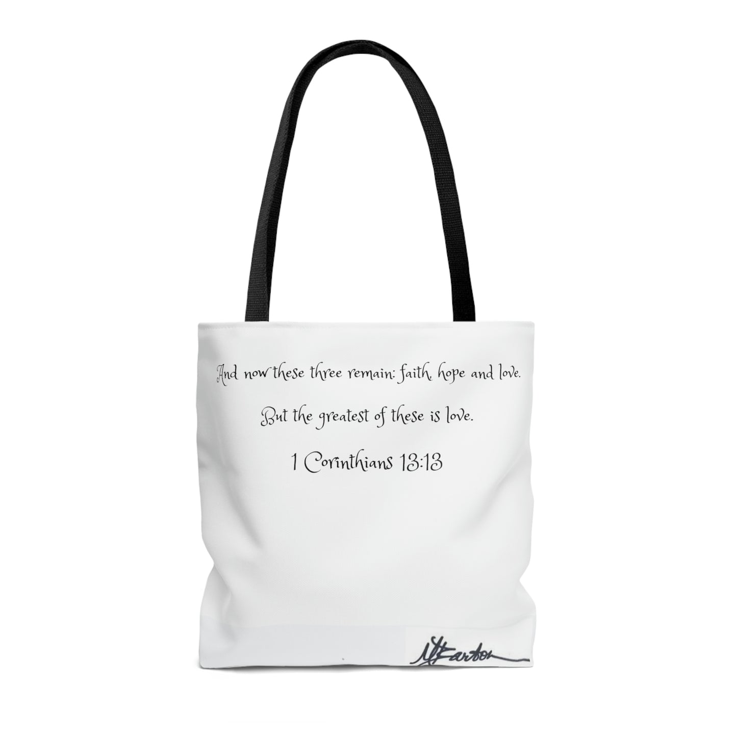 Faith Hope Love Tote Bag