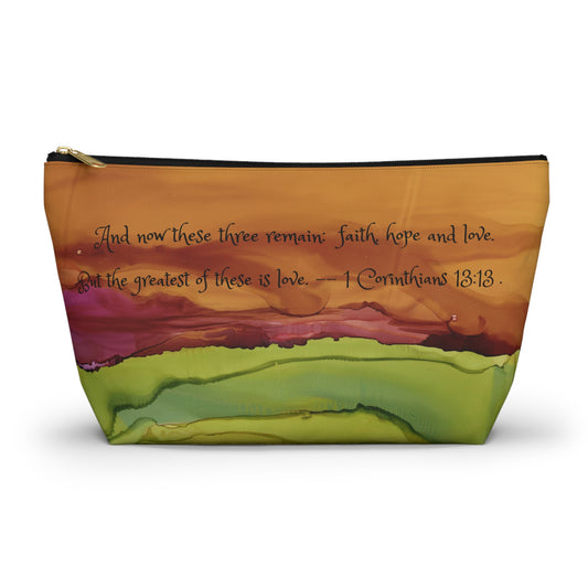 Meadow Sunset pouch - verse