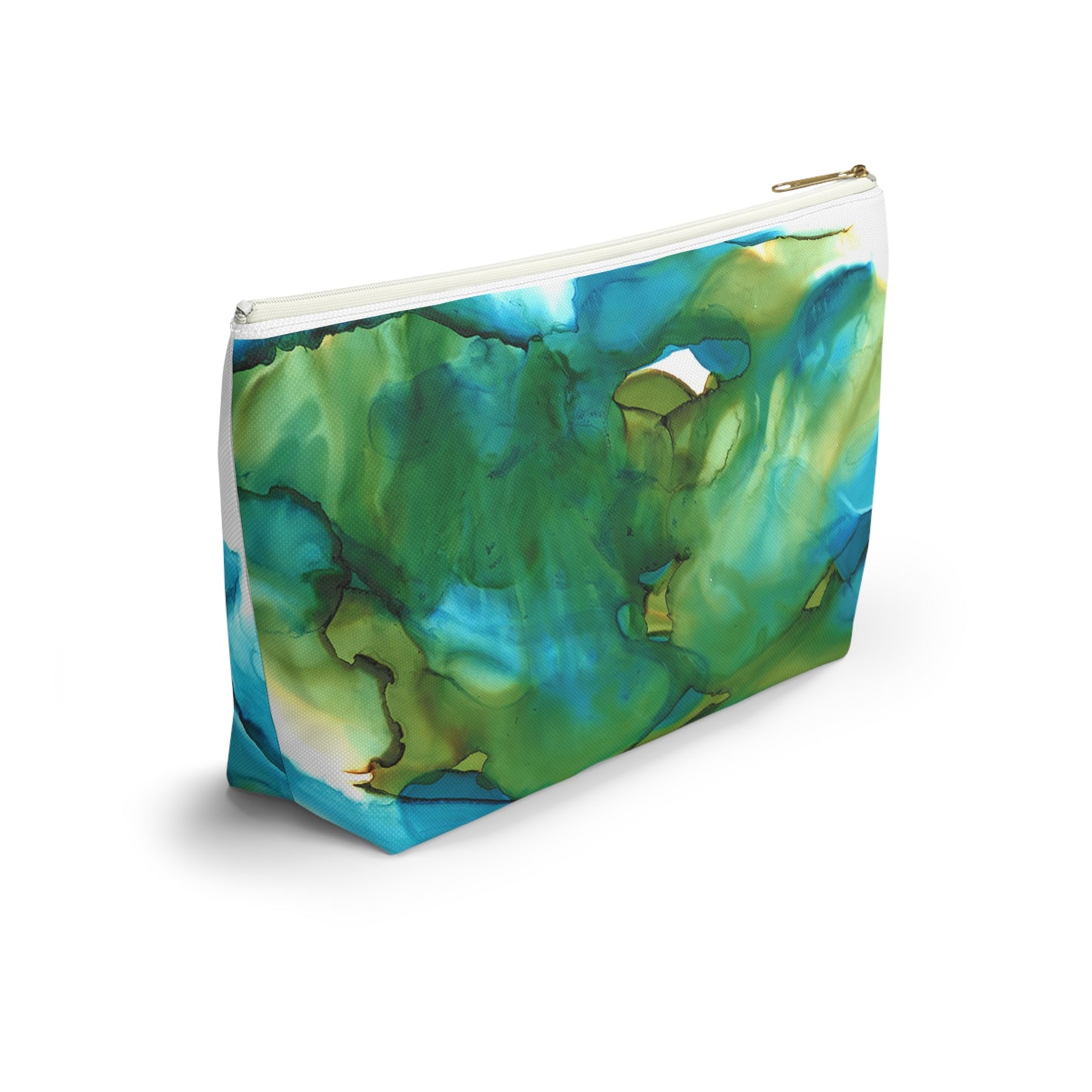 Blue Landscape Accessory Pouch w T-bottom