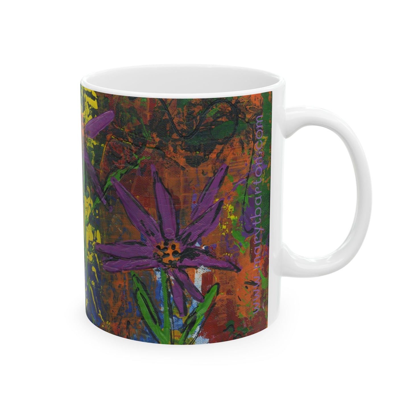 Wild Flowers Ceramic Mug 11oz
