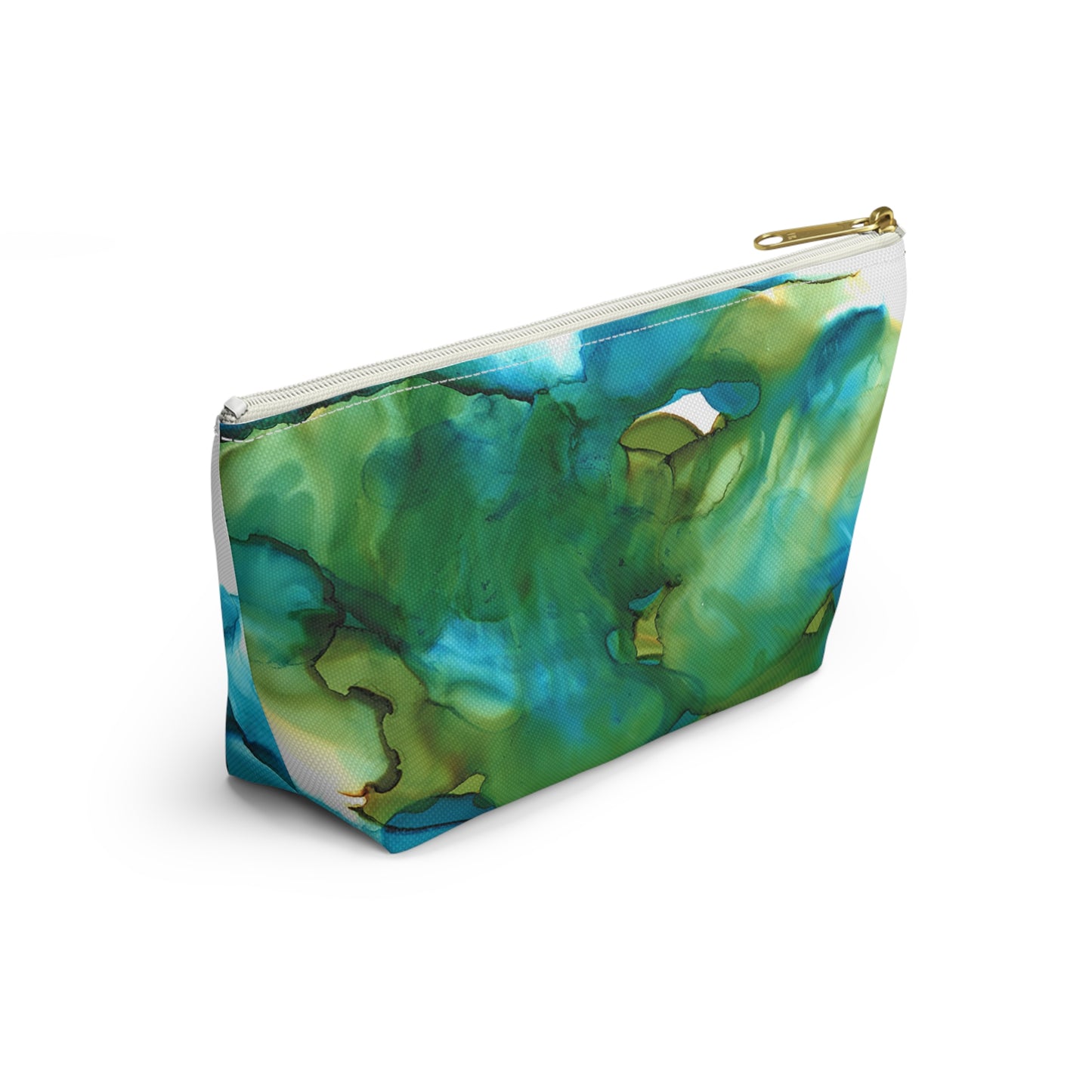 Blue Landscape Accessory Pouch w T-bottom
