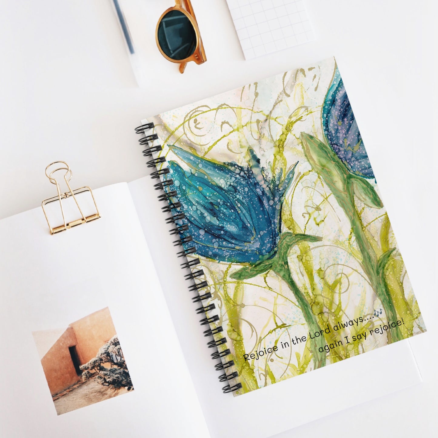 Rejoice Spiral Notebook - Ruled Line
