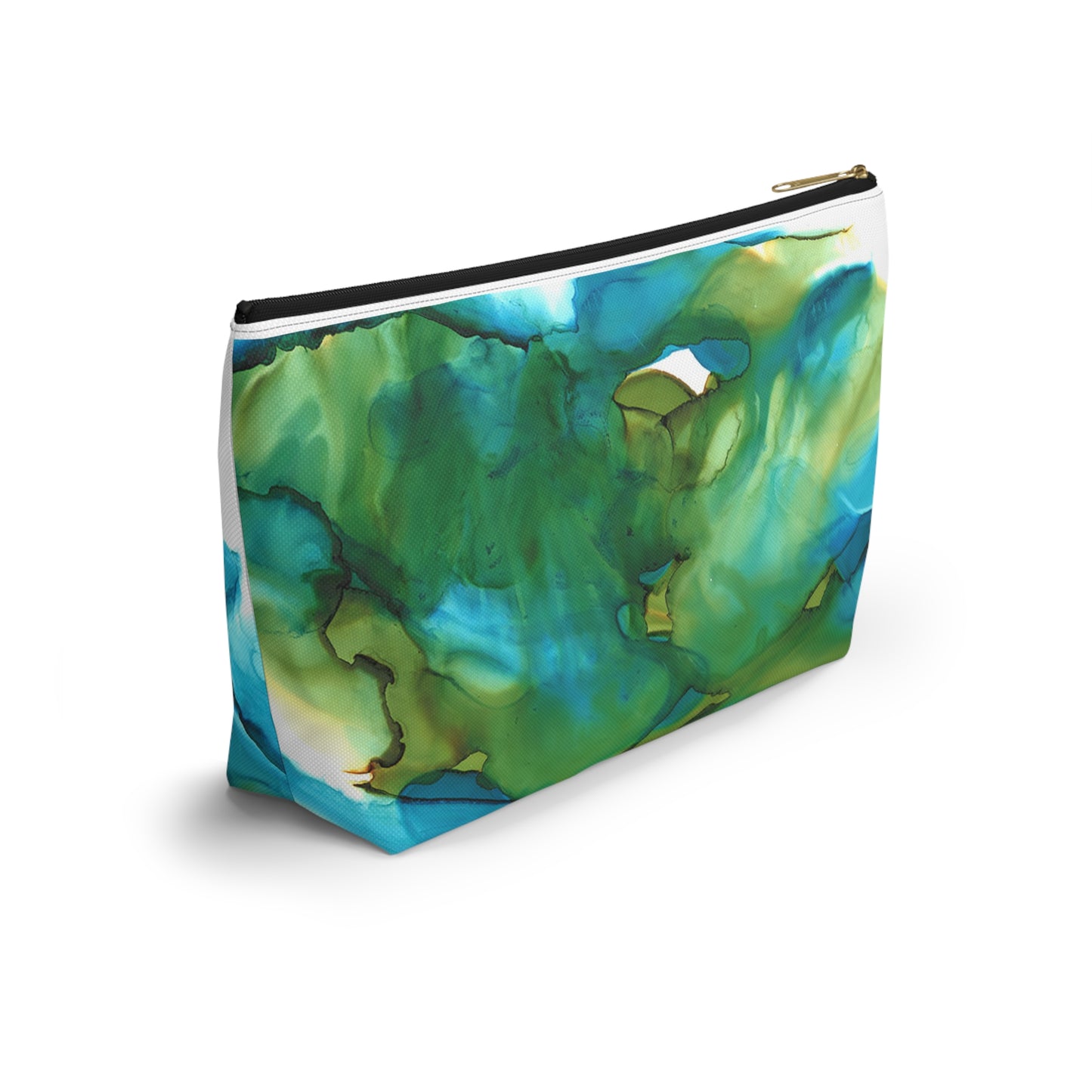 Blue Landscape Accessory Pouch w T-bottom