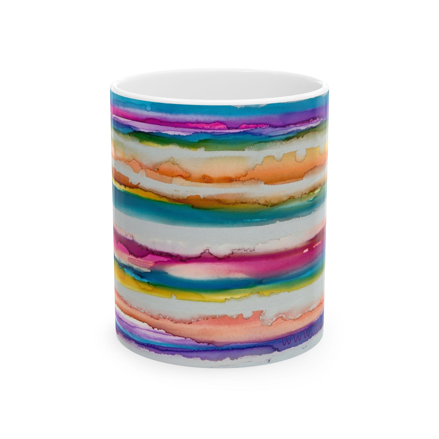 Rainbow Iridescence Ceramic Mug 11oz