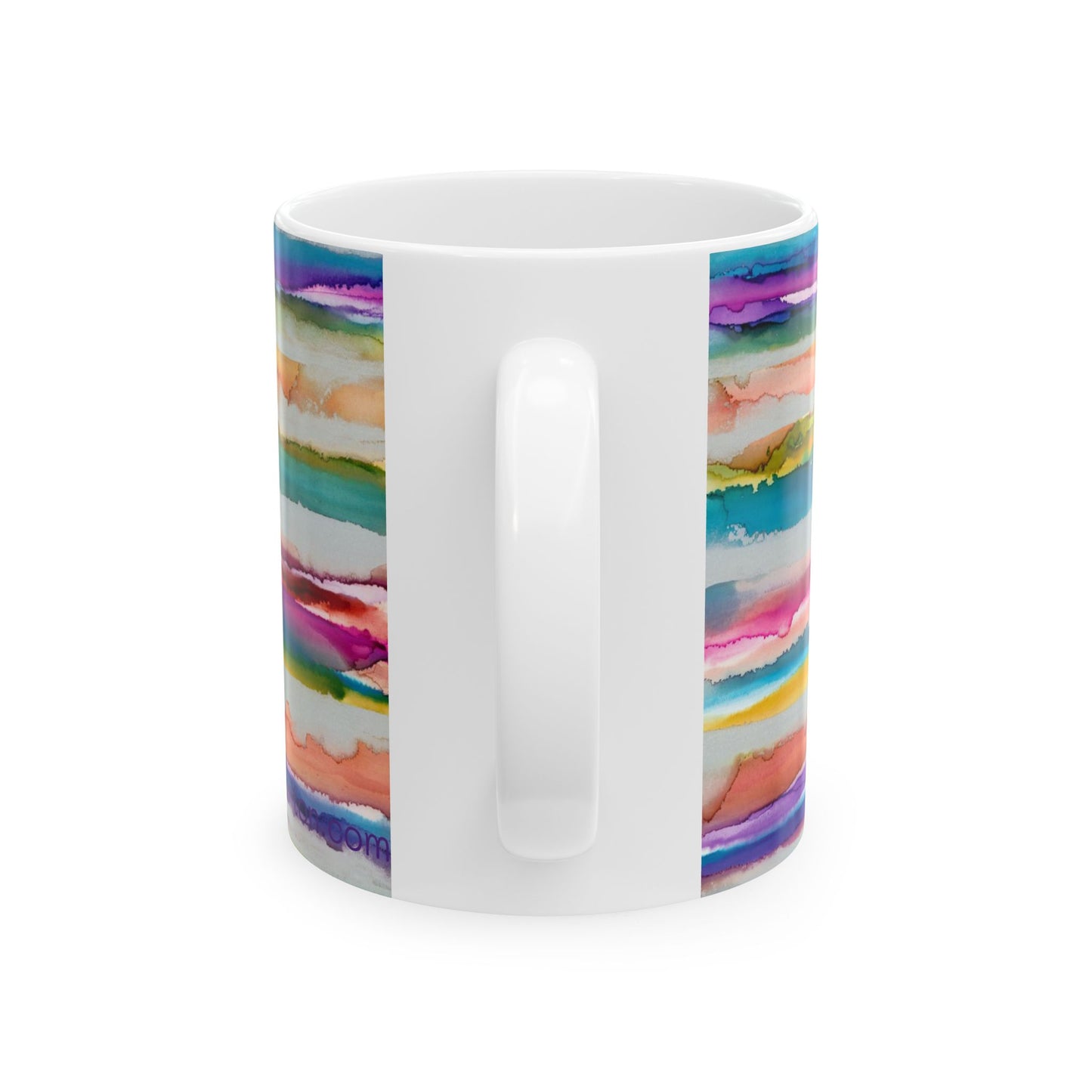 Rainbow Iridescence Ceramic Mug 11oz