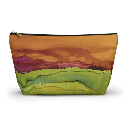 Meadow Sunset Accessory Pouch w T-bottom
