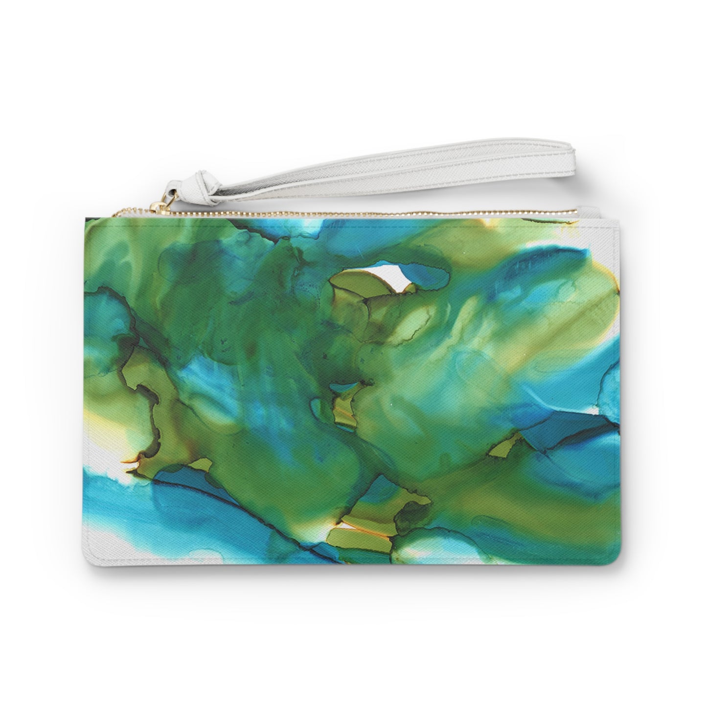 Blue Landscape Clutch Bag