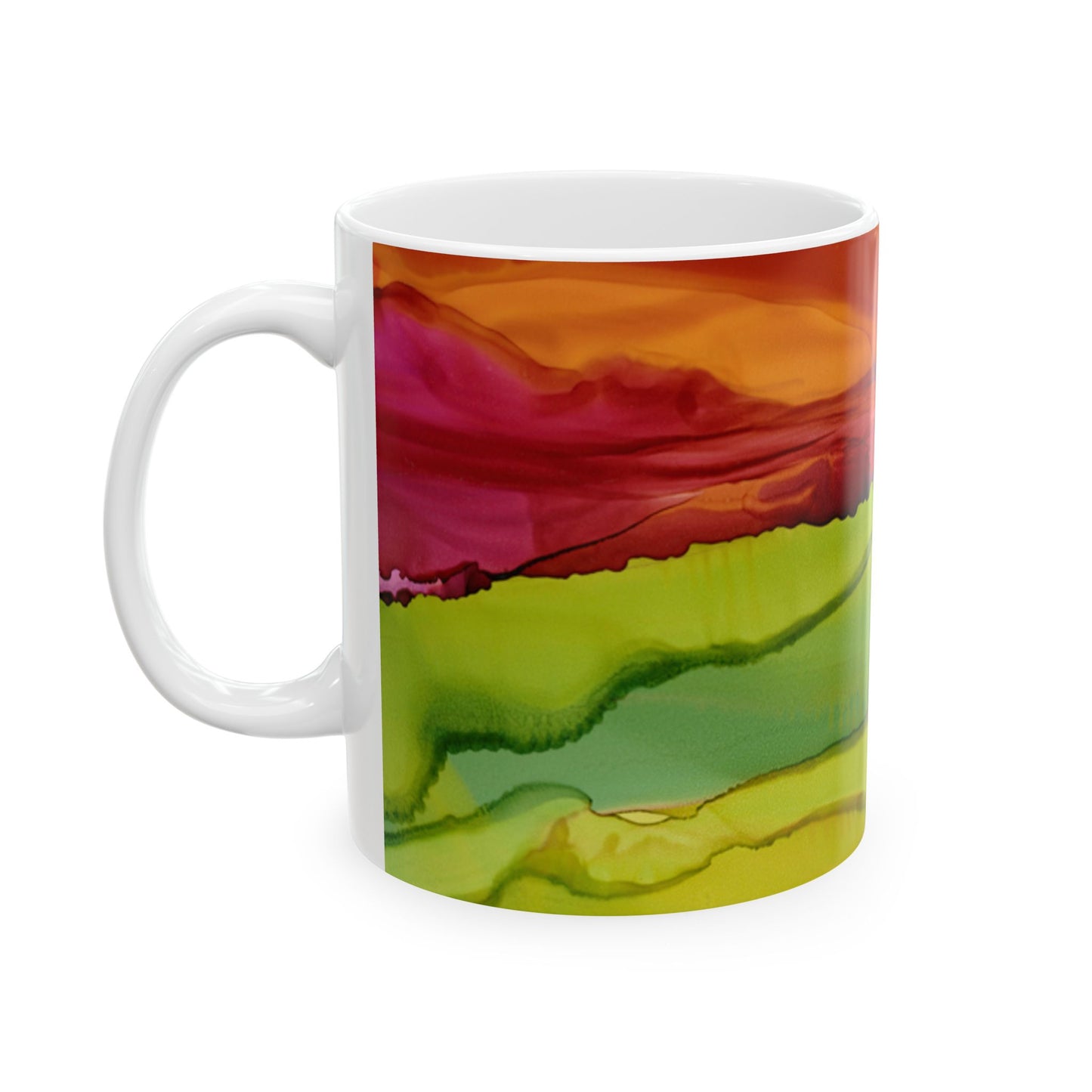 Meadow Sunset Ceramic Mug 11oz