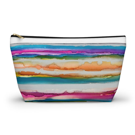 Rainbow Accessory Pouch w T-bottom