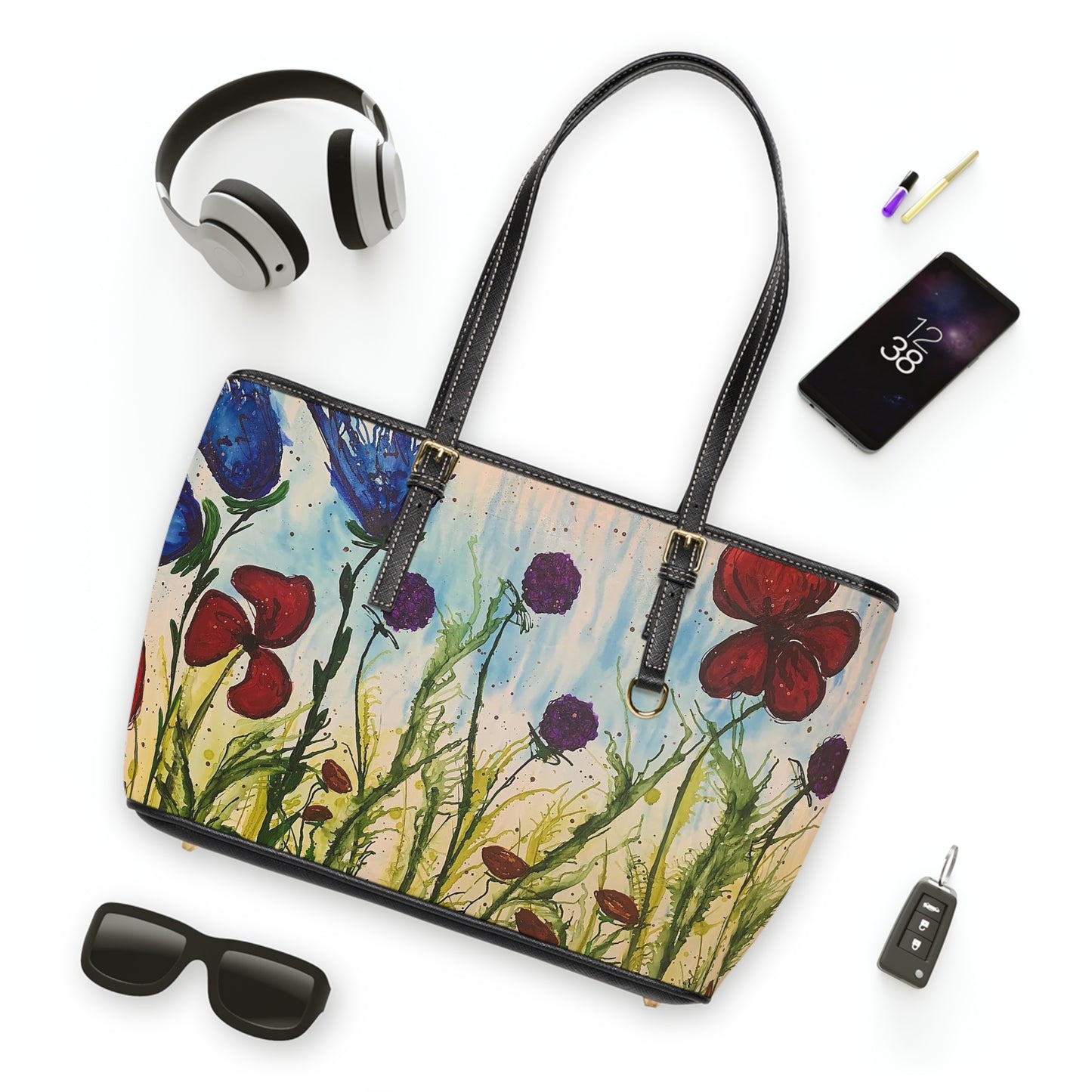 Rise Up Leather Shoulder Bag