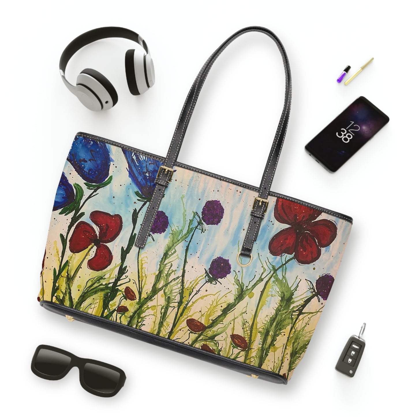 Rise Up Leather Shoulder Bag