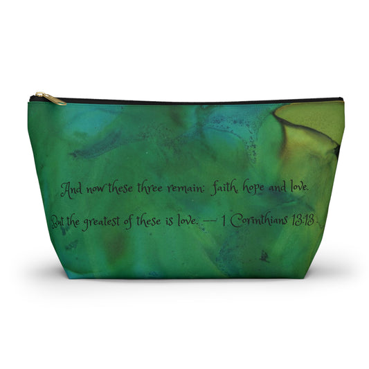 Blue Landscape pouch - verse