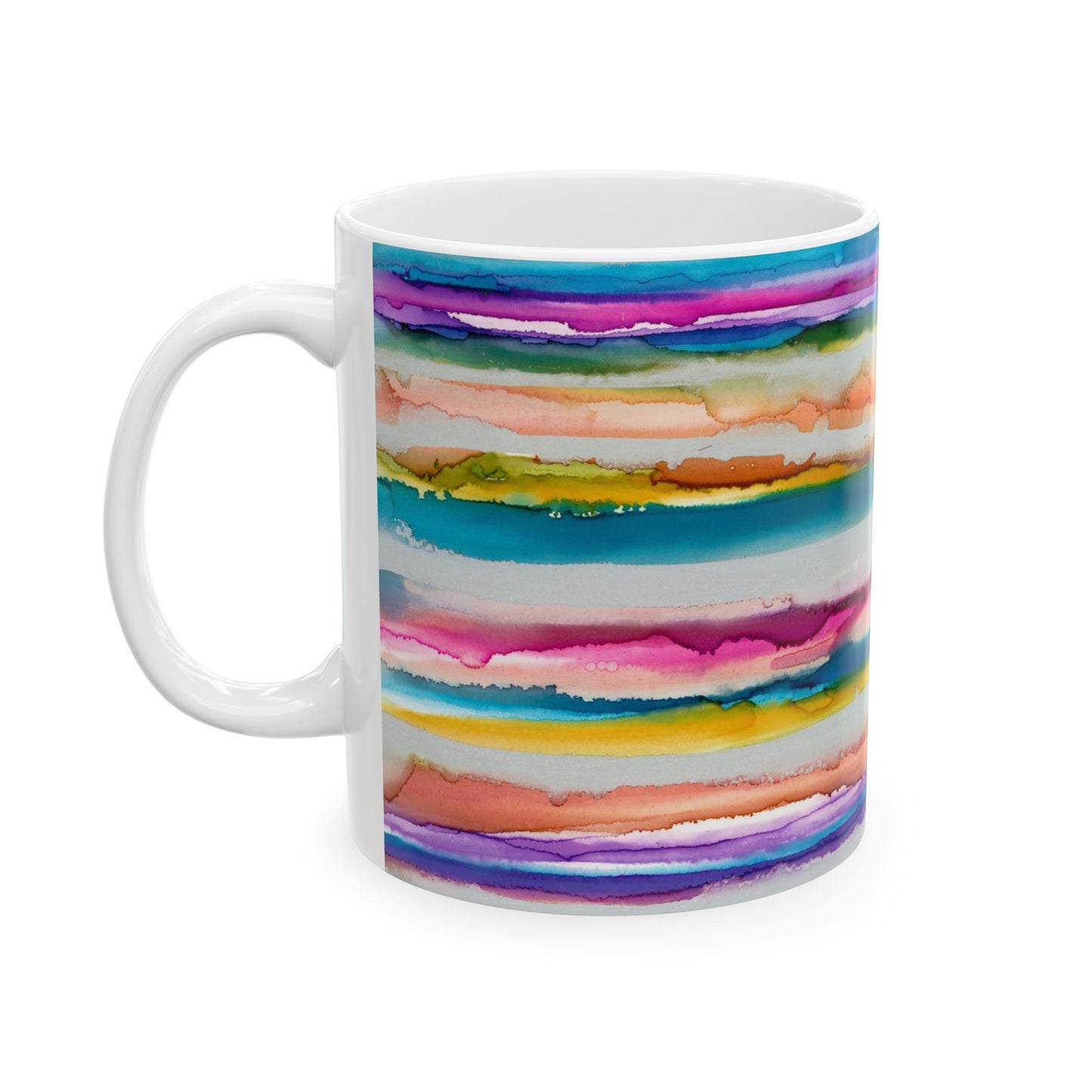 Rainbow Iridescence Ceramic Mug 11oz