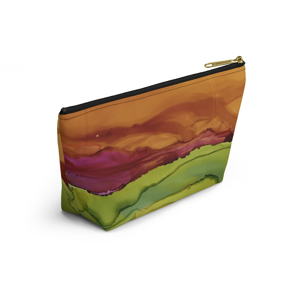 Meadow Sunset Accessory Pouch w T-bottom