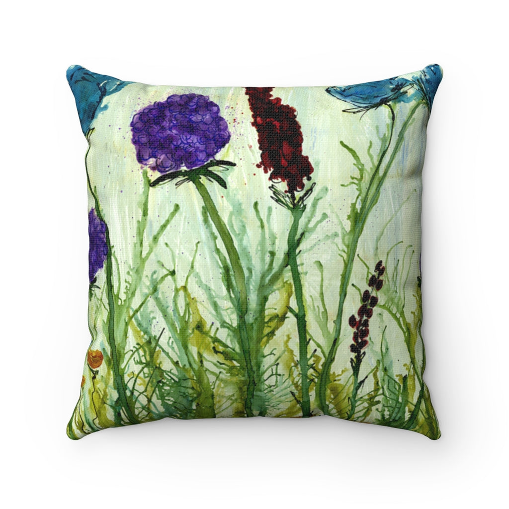 Spring Has Sprung/Conversation with Monet Pillow (double-sided)